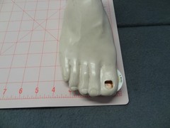 Janssen Sporanox Capsule Foot Display Model Prop Doctor Office Advertisement EUC