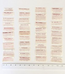 Vintage Pharmacy Apothecary Bottle Labels NOS 1950-60’s (Lot of 38 as pictured)