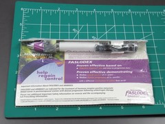 Exquisite Faslodex Heavy Metal PEN Drug Rep Pharmaceutical Promo SEALED on Card
