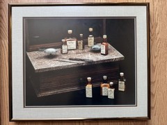 Abbott Laboratories Medical Art Framed Still Life Similac Penicillin VTG 1950s