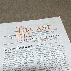 Tile And Till Magazine Eli Lilly And Company November 1934 Indianapolis Indiana