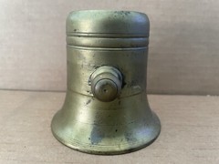 Vintage SOLID BRASS Mortar & Pestle Apothecary Pharmacy CORICIDIN