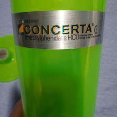 Rare Concerta Medicine Container Promotional Pharmaceutical Rep Collectible