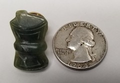Vintage Jade Pin Pharmacists Pharmacy Mortar And Pestle Lapel Hat Tie Pin