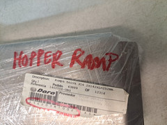 Dara Pharmaceutical Pkg Machinery Parts Lot Hopper, Ramp, Cover Plugs NEW no box