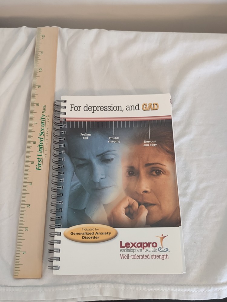 Lexapro Note Book Pharmaceutical Repr Collectibles