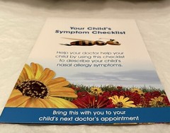 NASONEX 2005 Pharma “ BEE PREPARED: Info & Fun Stuff “ Packet-child allergies