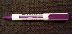 3 Vintge Pharmaceutical Drug Rep Promo Purple Pens (One is Unique)