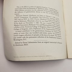 1965 A Medical History Of Lord Byron Pharmaceutical Ad Book