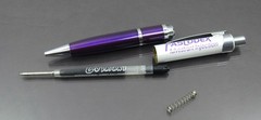 Exceptional Faslodex Metal PEN Drug Rep Pharmaceutical Promo Metallic Purple