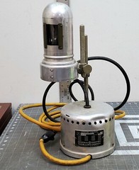 VINTAGE SODIUM LAB ARC Polariscope Light Source General Electric Vapor Lamp Comp