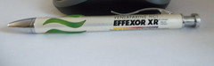 Effexor XR Promotional Pen Metal w/Rubberized Grip – Medium Weight