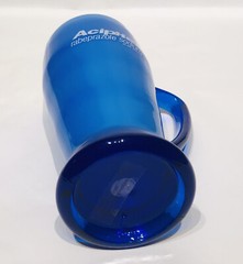 AcipHex Pharmaceutical Sales Rep Promotional Cobalt Blue Plastic Cup Mug 14 OZ