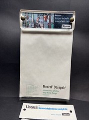 1966 Vtg Advertising Upjohn Dr Script Desk Pad Medrol Medicine Pharmaceuticals