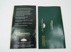 Rozerem 9 Pc Drug Rep Lot Pouch PENS Magnet Ear Plugs Sleep Diary Info Brochure