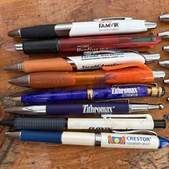 Drug Rep Pharma Pharmaceutical Logo Pen Lot of 16 Advertising Collectible Pens