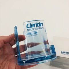 Claritin Loratadine Pharmaceutical Advertising Sealed Sticky Notes & Holder