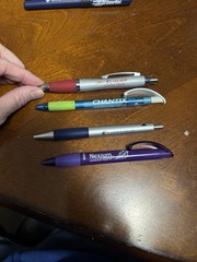 Pharmaceutical Drug Pens Lot Of 6 Chantix , Sutent, Nexium, Procrit, Camptosar