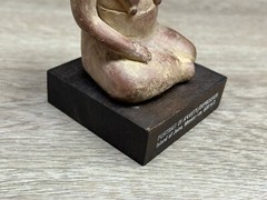 Vintage Portrait Of Anxiety/Depression Etrafon Promo Clay Figurine Mexico 800AD