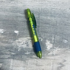 Zyrtec Green And Blue Pen-Pharmaceutical Drug Rep Pen Works