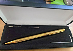 Vintage Atacand Pharmaceutical Drug Rep Gold Pen – Tested & Working Blue Ink