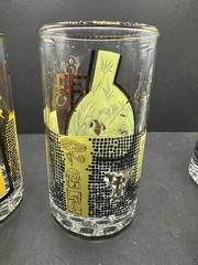 Vintage MCM Roerig Pfizer Pharmaceutical Glasses ’s Set Of 5
