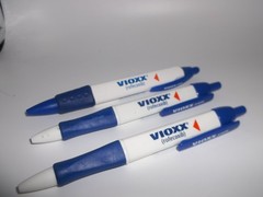 Lot of 3 Vioxx Pharmaceutical Promo Pens – Discontinued Drug Rep Marketing
