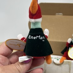 Pharmaceutical Drug Rep Fleet Enema Plush 2003 5” EneMAN Christmas Collectible