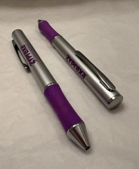 VTG LOT OF 2 ZYPREXA Combo- PEN/STYLUS Pharma Advertising Drug Rep Log NEW NOS