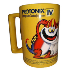 Protonix Injection IV Red Monster 2 Sided Pharmaceutical Medical Coffee Mug
