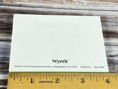 EFFEXOR XR (3″ X 4″) Pharmaceutical DRUG REP STICKY NOTE PAD – WYETH PHARMA