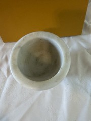 Vintage Italian Marble Mortar and Pestle 4″ x 4″ 1960’s
