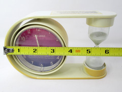 Drug Rep Clock Advertising Pharmaceutical Promo LOTREL Hourglass Battery Op