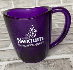 Nexium the Purple Pill AstraZeneca AZ Pharmaceutical Advertising Promotional Mug