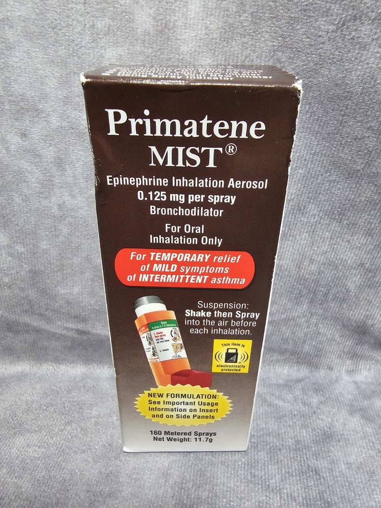 Primatene Mist Epinephrine Inhalation Aerosol Bronchodilator – 11.7 g 160 Sprays