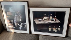 Abbott Laboratories Medical Art Framed Still Life Similac Penicillin VTG 1950s