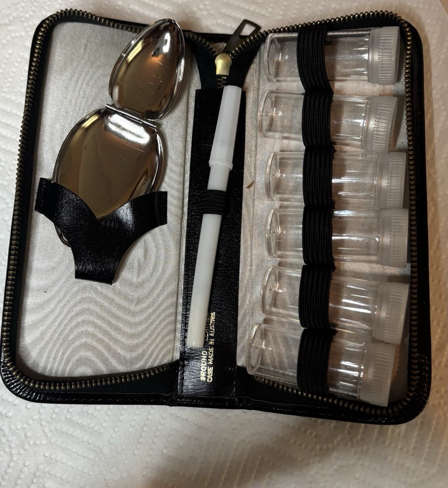 Apothecary Kit With spoon And Vials