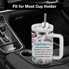 Pharmacy Technician Gifts, Pharmacy Gifts, Stainless Steel 40Oz Pharmacist Co…