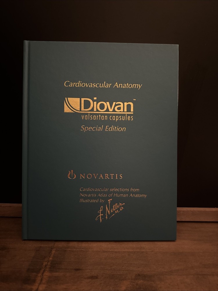 Pharmaceutical Norvatis Promo DIOVAN Cardiovascular Anatomy Hardcover Book