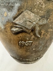 Pharmacy Class 1967 A.D. RX SECUNDUM ARTEM MORTAR PESTLE APOTHECARY Metal Brass