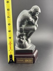Claritin Loratadine Thinker Statue Pharmaceutical Drug Rep Promo Display Figure
