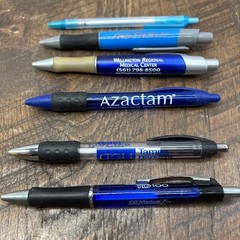 Lot 6 Pharmaceutical Drug Rep Pens Medical, Collectibles, Heavy Metal, Plastic