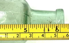 🔥TUTTLE’S ELIXIR🔥 EMPTY Medicine *12-sided* Boston Pharmacy Aqua Glass Bottle
