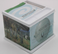 Pfizer 2006 Desk Sticky Note Pad Holder Pharm Rep Swag Spiriva HandiHaler SEALED