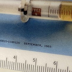 Vintage 1965 Keflin Plastic Ruler Eli Lilly Pharmaceutical Promo Advertising
