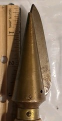 Vintage Brass Cork Borer Sharpener Apothecary Chemist Lab Tool Bottle Stopper