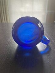 Seroquel Pharmaceutical Sales Rep Promotional Mug Cobalt Blue Heavy Acrylic