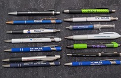 Lot of 14 Drug Rep Medical Industry Pens, Good Condition