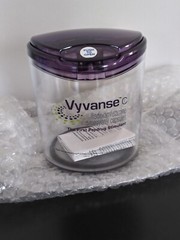 Vyvanse Multipurpose Plastic Jar Pharmaceutical Repr Collectibles