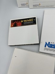 VTG Lot Of 10 Pharma Drug Rep Notepads, Post-It Notes Vioxx Accolate More